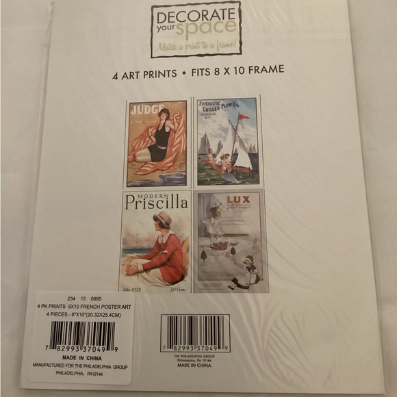 4 art prints fits 8 by 10 inches frame Judge and others - Picture 3 of 3